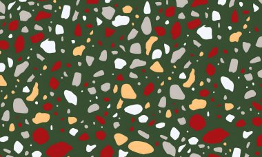 Renkli yaprakları olan kusursuz bir desen. vektör illüstrasyonu