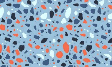 Renkli lekeleri olan soyut, pürüzsüz bir desen. Vektör illüstrasyonu