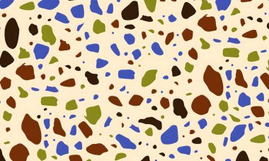 soyut renkli yarım tonlu noktalar üretken sanat arkaplan çizimleri