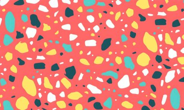 soyut renkli yarım tonlu noktalar üretken sanat arkaplan çizimleri