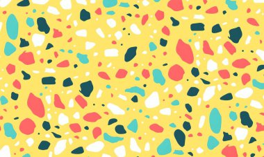 soyut renkli yarım ton deseni, resimleme