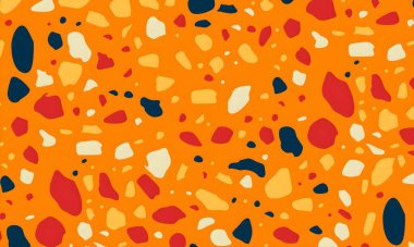 soyut renkli yarım ton deseni, resimleme