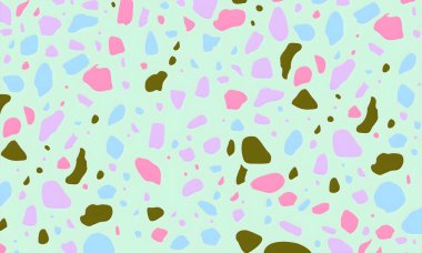 soyut renkli yarım ton deseni, resimleme