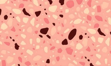 soyut renkli yarım ton deseni, resimleme