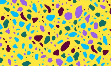 soyut renkli yarım ton deseni, resimleme