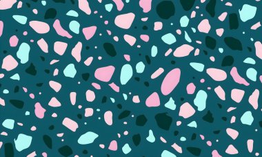 soyut renkli yarım ton deseni, resimleme