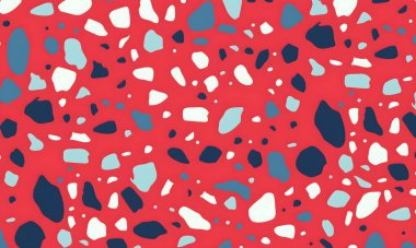 soyut renkli yarım ton deseni, resimleme