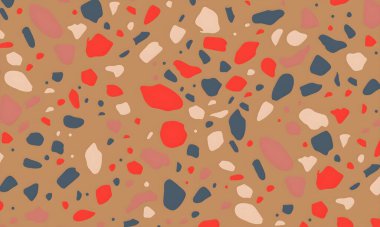 soyut renkli yarım ton deseni, resimleme