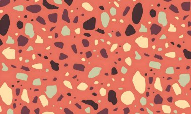 soyut renkli yarım ton deseni, resimleme