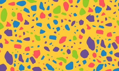 soyut renkli yarım ton deseni, resimleme