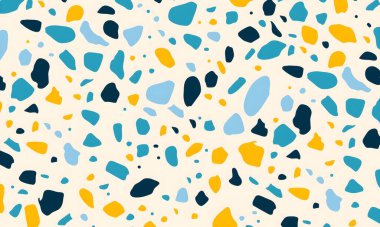 soyut renkli yarım ton deseni, resimleme