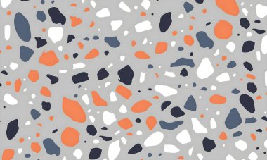 soyut renkli yarım ton deseni, resimleme