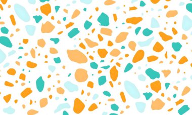 soyut renkli yarım ton deseni, resimleme