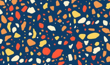 soyut renkli yarım ton deseni, resimleme