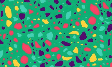 soyut renkli yarım ton deseni, resimleme