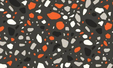 soyut renkli yarım ton deseni, resimleme