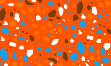 soyut renkli yarım ton deseni, resimleme