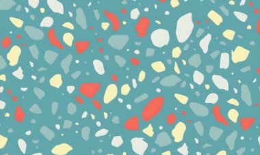 soyut renkli yarım ton deseni, resimleme