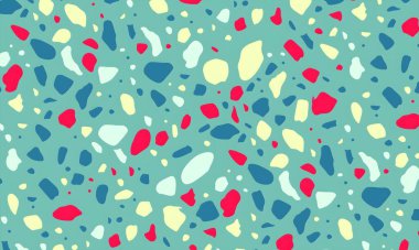 soyut renkli yarım ton deseni, resimleme