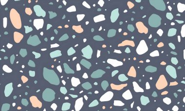 soyut renkli yarım ton deseni, resimleme