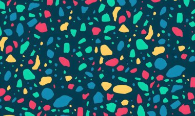 soyut renkli yarım ton deseni, resimleme