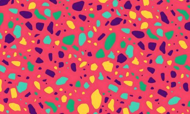 soyut renkli yarım ton deseni, resimleme