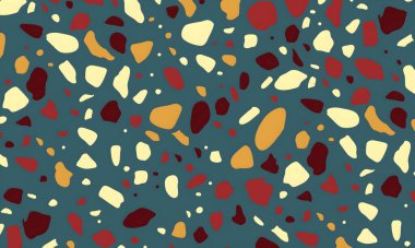 soyut renkli yarım ton deseni, resimleme