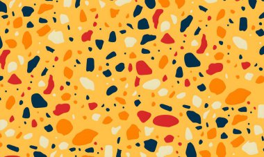 soyut renkli yarım ton deseni, resimleme