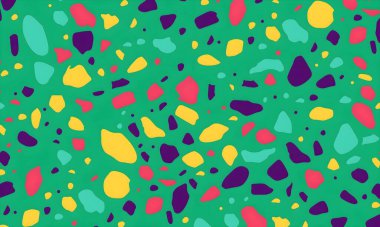 soyut renkli yarım ton deseni, resimleme