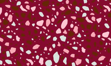 soyut renkli yarım ton deseni, resimleme