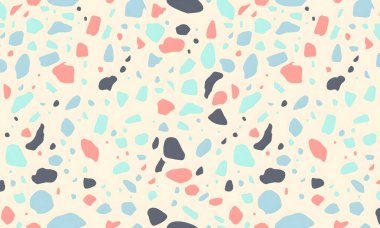 soyut renkli yarım ton deseni, resimleme