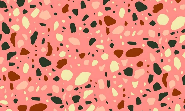 soyut renkli yarım ton deseni, resimleme