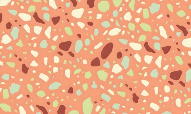 soyut renkli yarım ton deseni, resimleme