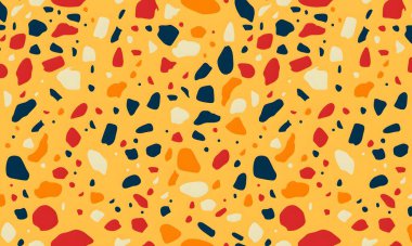 soyut renkli yarım ton deseni, resimleme