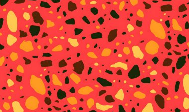 soyut renkli yarım ton deseni, resimleme