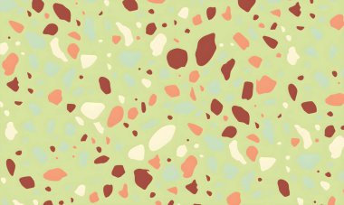 soyut renkli yarım ton deseni, resimleme