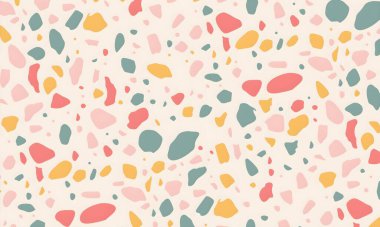 soyut renkli yarım ton deseni, resimleme