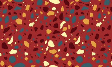 soyut renkli yarım ton deseni, resimleme