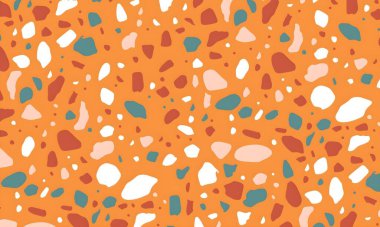 soyut renkli yarım ton deseni, resimleme