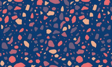 soyut renkli yarım ton deseni, resimleme