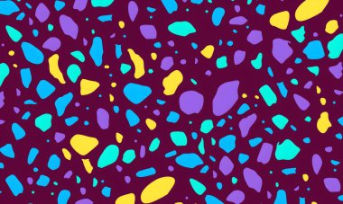 soyut renkli yarım ton deseni, resimleme