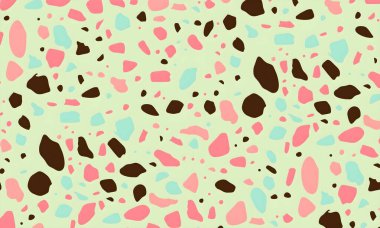 Rastgele renkli şekillere sahip soyut bir arkaplan. resimleme