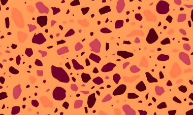 Rastgele renkli şekillere sahip soyut bir arkaplan. resimleme