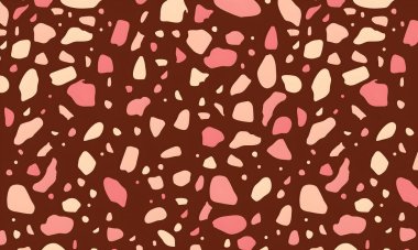 Rastgele renkli şekillere sahip soyut bir arkaplan. resimleme