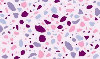 Rastgele renkli şekillere sahip soyut bir arkaplan. resimleme