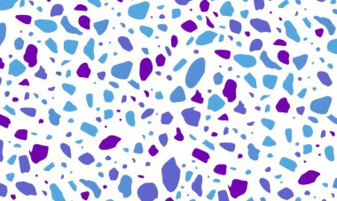 Rastgele renkli şekillere sahip soyut bir arkaplan. resimleme