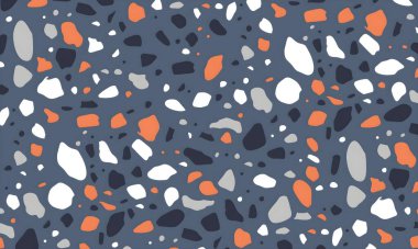 Rastgele renkli şekillere sahip soyut bir arkaplan. resimleme