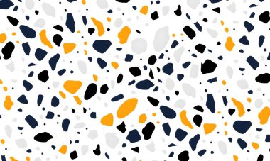 Rastgele renkli şekillere sahip soyut bir arkaplan. resimleme