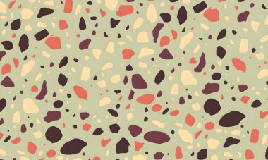 Rastgele renkli şekillere sahip soyut bir arkaplan. resimleme