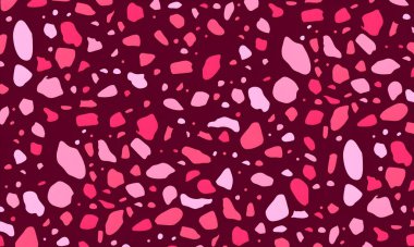 Rastgele renkli şekillere sahip soyut bir arkaplan. resimleme